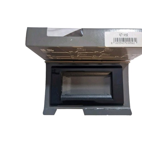 Placca posti nera bticino - placca,